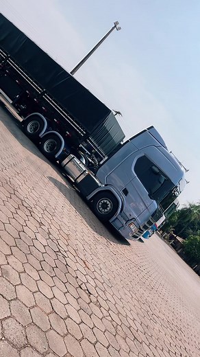 Explore the Details of a Blue Semi-Truck