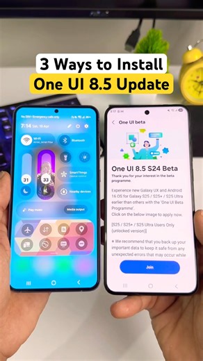 3 Ways to Install One UI 8.5 Update in Any Samsung Phone