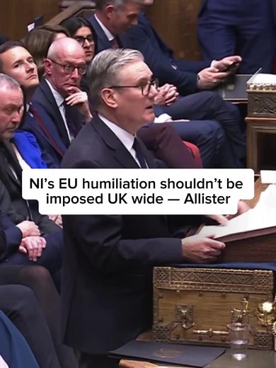 ‼️🚨 𝗪𝗔𝗧𝗖𝗛: NI’s humiliation SHOULDN’T be imposed UK wide #JimAllister #TUV #KingsSpeech