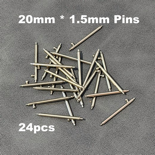 20mm Quick Release Watch Pins 1.5mm Spring Bars 24pcs Set for Watch Bands Strap - Etsy