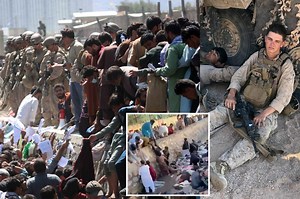 Graphic video shows aftermath of suicide bombs at Kabul Airport