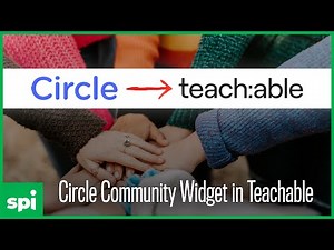 How to Add a Circle Community Widget into a Teachable Course