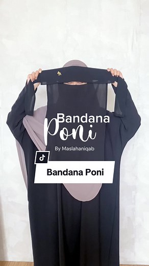 Cara Pakai Burqa - Bandana Poni Tutorial