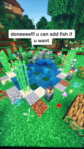 aesthetic pond tutorial 🍄🏝🐸✨ sorry it’s fast #aesthetic #minecrafttutorial #minecraft #minecraftaesthetic #pond #nature #foryoupage #foryou #fyp