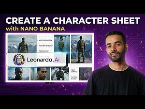 Character Sheet Nano Banana + LEONARDOAI