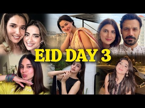 Celebrities enjoying Eid Day 3 ♥ |Pakistani Actress eid | Eid Dramas |Eid Telefilms 2026|