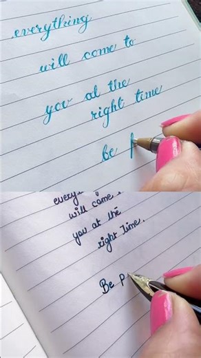 Calligraphy vs cursive #handwriting #writingpractice #calligraphy #creativity #art