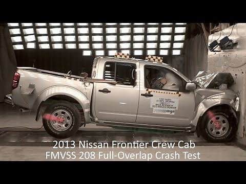 2013-2021 Nissan Frontier Crew Cab FMVSS 208 Full-Overlap Frontal Crash Test (56 Km/h)
