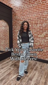 Which gown would you pick by @eddyk_bridal 🌹💍 #wildrosebridal #bride #eddyk #bridalshop #weddingdress #2025bride #wedding #longsleeve #2026bride #bridetobe #bridalgown #fyp | Wild Rose Bridal Elizabethtown KY