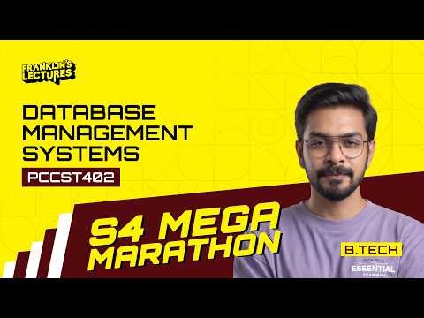 B.Tech S4 | Database Management System | Franklin's Lectures | KTU