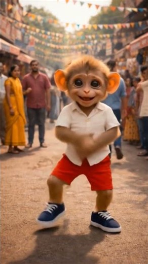 Dancing monkey | Funny monkey dance | Monki ki video | Monkey wala song | #Monkeyshorts #Funnyshorts