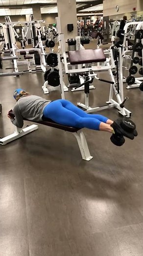 Prone Hamstring Curl with a Dumbbell