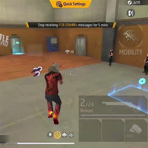 Free Fire fast emote reload trick in mobile without using any third party apps #freefire @gtk111ff