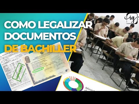 Legalización de Documentos por ZONA EDUCATIVA: Titulo de Bachiller + Notas Certificadas