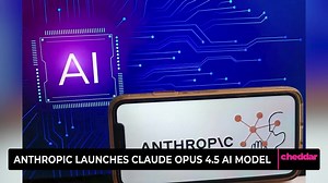 Anthropic announced its latest A.I. model, Claude Opus 4.5, which the startup says excels at coding, computing, and complex enterprise tasks. | cheddar news