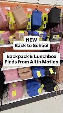 All in Motion Backpacks and Lunchboxes at Target #backtoschool #schoolsupplies