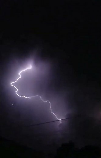 huge Lightning bolt from last weekends thunderstorm