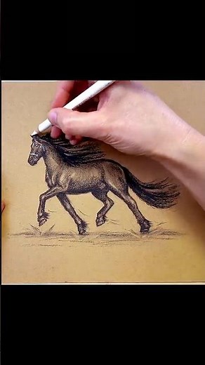 Friesen zeichnen - Schritt fur Schritt | #pferdezeichnen #zeichnenlernen #artclub