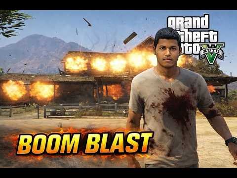 GTA 5 EPIC EXPLOSION 💥 | BOOM BLAST Chaos Scene | Cinematic Gameplay