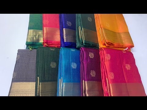 JAQUARD CHECKED COLLECTIONS | OWN MANUFACTURER | SP SILKS SIRUMUGAI