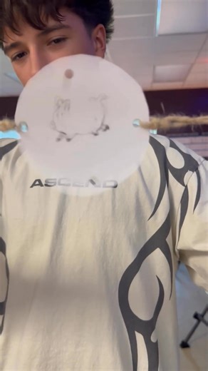 Mrs.Silva’s Principles of AAVTC students are studying animation! Today they learned about thaumatropes and the principle of persistence of vision in relation to moving images. We love seeing our Roustabouts be creative! | WBJH