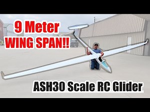 Huge 9Meter Scale ASH30 RC Glider Build Intro.