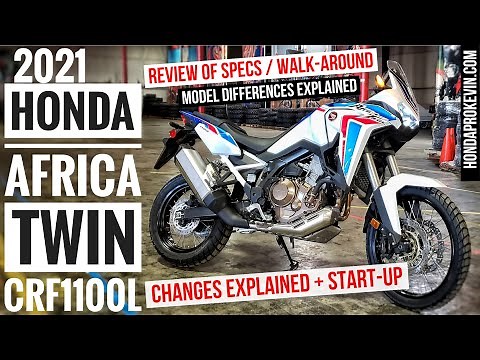 New Honda Africa Twin 1100 Changes Explained, Specs Review, Walk-Around & Start-up | CRF1100L