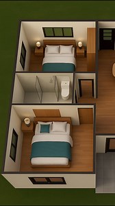 3.5M views · 39K reactions |  Stunning 2 Bedroom House in 3D | 8x9...