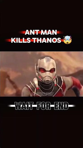 Ant man kill Thenos 🥶 #thenos #marval #avangers