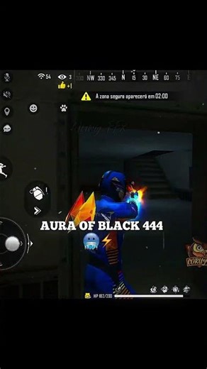 فري فاير 🔥: Aura Of Black 444 — قضى على فريقهم في غضون دقيقة 🤯🙆‍♂️