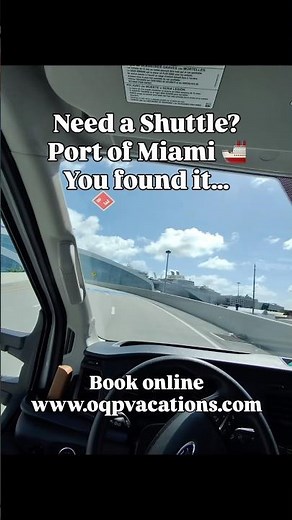 Need a Shuttle? Port of Miami