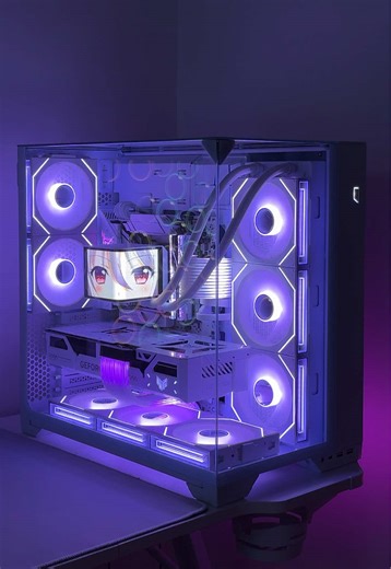 Custom Purple Gaming PC Build Guide