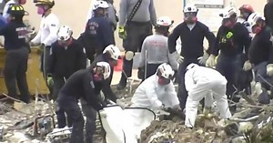 Search crews at Surfside building collapse site brace for Tropical Storm Elsa