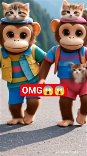 OMG! These Two Adorable Monkeys Are Dancing — You Won’t Believe How Cute They Are! 🐒💃✨