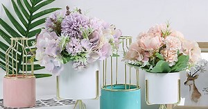 How to arrange the artificial flowers?