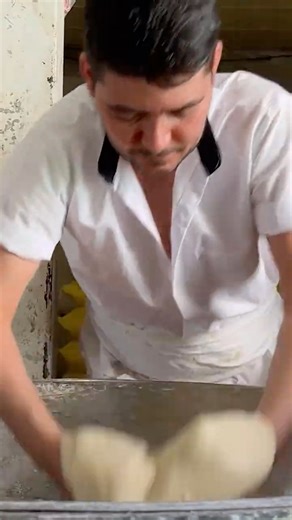 Baking Persian Sangak Bread on Hot Stones!🔥 | Traditional Iranian Bakery