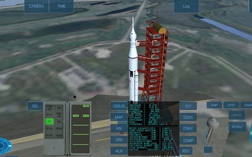纯新手向太空模拟视频『space simulator NASA 』。