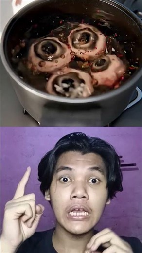 cooking fish eyes by frying them