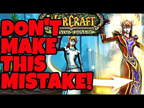 Boosted Character Mistakes You Need To AVOID Making in TBC Anniversary...