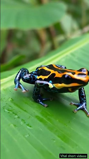 Stunning Poison Dart Frog in 4K 🐸 | Nature’s Most Colorful Amphibian.