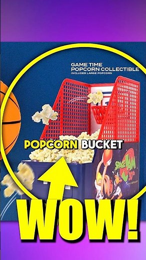 FIRST LOOK AT SPACE JAM 30TH ANNIVERSARY POPCORN BUCKET! 👀