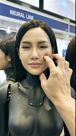 ANDROID GIRL OPENS HER MOUTH! 🤖 Jaw Mechanics Revealed