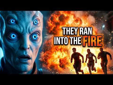 Humans were the only species that ran toward the explosion — the aliens couldn't understand why