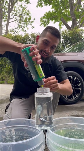 How to wash a car with a garden hose!