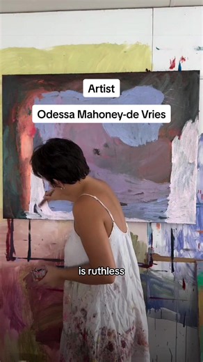 Odessa Mahoney-de Vries: Abstract Oil Paintings with Intuition