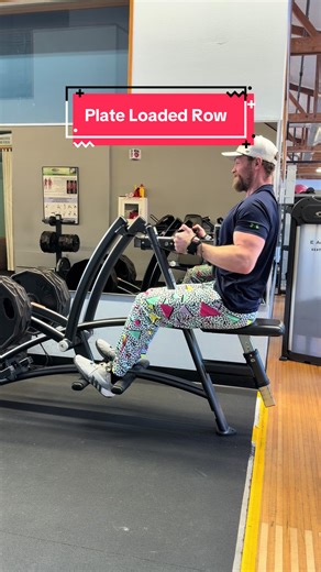 Moving to plate loaded row need a higher loading ceiling. Went past failure to test how this load/RP/machine would affect recovery. #row #rowing #hypertrophy #pull #back