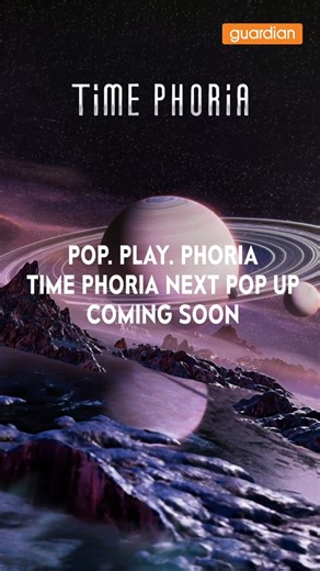 🌕✨ A cosmic drop is on the way... Get ready to explore a whole new universe of glam 🚀 The next Time Phoria Pop-Up is launching soon — and trust us, you would want to be in our orbit. 👀 Stay tuned — something stellar is coming. https://guardianmy.me/3Ikpffl #TimePhoriaMY #BeautyWithoutLimits #PopUp #MYguardian | Guardian Health & Beauty