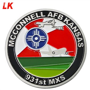 [Hot Item] High Quality Custom Metal Excellence Air Force Base Challenge Coin