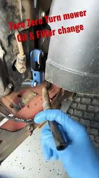 #toro time cutter MX 4200 #lawnmower zero turn V twin commercial 22.5 oil and filter change
