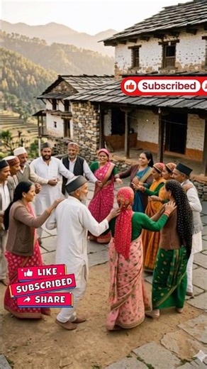 Kumaon ki Shaan: Jhora Dance | Heritage of Uttarakhand 🏔️ #Shorts #VirasatGatha